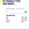 image24quot19quot Windshield Wiper Blades Replacement For VW Volkswagen Jetta 20112023 Passat 20122018 CC 20132017 Premium AllSeason Automotive Replacement Windshield Wiper Blades For My CarTop Lock 16mm11A282H