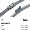 image24quot19quot Windshield Wiper Blades Replacement For VW Volkswagen Jetta 20112023 Passat 20122018 CC 20132017 Premium AllSeason Automotive Replacement Windshield Wiper Blades For My CarTop Lock 16mm2419Top Lock 16mm
