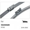 image24quot19quot Windshield Wiper Blades Replacement For VW Volkswagen Jetta 20112023 Passat 20122018 CC 20132017 Premium AllSeason Automotive Replacement Windshield Wiper Blades For My CarTop Lock 16mm2622Top Lock 16mm