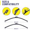 image24quot19quot Windshield Wiper Blades Replacement For VW Volkswagen Jetta 20112023 Passat 20122018 CC 20132017 Premium AllSeason Automotive Replacement Windshield Wiper Blades For My CarTop Lock 16mm222111A
