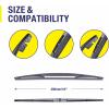 image26quot16quot Windshield Wiper Blades Replacement For Subaru Impreza 20232017 CrossTrek 20232018 WRX STI 2018 2017 Toyota CHR 20212018LEXUS NX 20212015Automotive Replacement Windshield Wiper Blades1616B