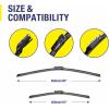 image3 Wipers 26quot18quot16quot Replacement For SUBARU Outback 2024 2023 2022 2021 2020 Set of 3 26 Inch18 Inch Windshield Wiper Blades with 16 Inch Rear Wiper Blade261612BDPTB