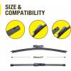 image3 Wipers 26quot18quot16quot Replacement For SUBARU Outback 2024 2023 2022 2021 2020 Set of 3 26 Inch18 Inch Windshield Wiper Blades with 16 Inch Rear Wiper Blade252215NARROW PTB