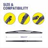 image3 Wipers 26quot18quot16quot Replacement For SUBARU Outback 2024 2023 2022 2021 2020 Set of 3 26 Inch18 Inch Windshield Wiper Blades with 16 Inch Rear Wiper Blade241814ADPTB