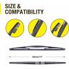 image3 Wipers 26quot18quot16quot Replacement For SUBARU Outback 2024 2023 2022 2021 2020 Set of 3 26 Inch18 Inch Windshield Wiper Blades with 16 Inch Rear Wiper Blade262014BDPTB