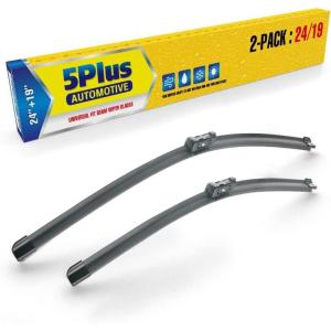 image24quot19quot Windshield Wiper Blades Replacement For VW Volkswagen Jetta 20112023 Passat 20122018 CC 20132017 Premium AllSeason Automotive Replacement Windshield Wiper Blades For My CarTop Lock 16mm2419Top Lock 16mm