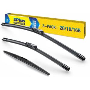 image3 Wipers 26quot18quot16quot Replacement For SUBARU Outback 2024 2023 2022 2021 2020 Set of 3 26 Inch18 Inch Windshield Wiper Blades with 16 Inch Rear Wiper Blade261816BDPTB