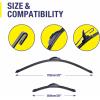 image22quot21quot Windshield Wiper Blades Replacement For Toyota Tacoma 20142005 Solara 20032001 Grand Cherokee 20212011 Honda Pilot 20142009 Dodge Durango 20212011 Wiper Blades For My Car2820Fit U  J Hook