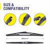 image5 PLUS 13quot Rear Windshield Wiper Blade Replacement For Honda CRV 2016 2015 2014 2013 2012 Fit JHook Type Wiper Arms Rear Wiper Blades For My Car1212K