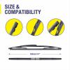 image5 PLUS 13quot Rear Windshield Wiper Blade Replacement For Honda CRV 2016 2015 2014 2013 2012 Fit JHook Type Wiper Arms Rear Wiper Blades For My Car1414DH353