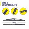 image5 PLUS 13quot Rear Windshield Wiper Blade Replacement For Honda CRV 2016 2015 2014 2013 2012 Fit JHook Type Wiper Arms Rear Wiper Blades For My Car1414CH355