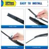 image5 PLUS 13quot Rear Windshield Wiper Blade Replacement For Honda CRV 2016 2015 2014 2013 2012 Fit JHook Type Wiper Arms Rear Wiper Blades For My Car14A351H