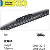 image5 PLUS 13quot Rear Windshield Wiper Blade Replacement For Honda CRV 2016 2015 2014 2013 2012 Fit JHook Type Wiper Arms Rear Wiper Blades For My Car1616BH410