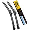 image5 PLUS LotusEffect Silicone Wiper Blades 24 and 14 inch windshield wiper blades Automotive Replacement Windshield Wipers With Water Repellent 5 Plus Silicone Windshield Wiper Blades For My Car2222