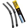 image5 PLUS LotusEffect Silicone Wiper Blades 24 and 14 inch windshield wiper blades Automotive Replacement Windshield Wipers With Water Repellent 5 Plus Silicone Windshield Wiper Blades For My Car2619