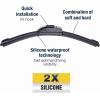 image5 PLUS LotusEffect Silicone Wiper Blades 24 and 14 inch windshield wiper blades Automotive Replacement Windshield Wipers With Water Repellent 5 Plus Silicone Windshield Wiper Blades For My Car2217