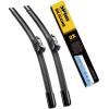 image5 PLUS LotusEffect Silicone Wiper Blades 24 and 14 inch windshield wiper blades Automotive Replacement Windshield Wipers With Water Repellent 5 Plus Silicone Windshield Wiper Blades For My Car2417
