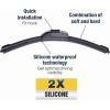 image5 PLUS LotusEffect Silicone Wiper Blades 24 and 14 inch windshield wiper blades Automotive Replacement Windshield Wipers With Water Repellent 5 Plus Silicone Windshield Wiper Blades For My Car2416