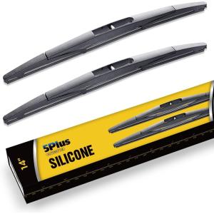 image5 PLUS LotusEffect Silicone Wiper Blades 24 and 14 inch windshield wiper blades Automotive Replacement Windshield Wipers With Water Repellent 5 Plus Silicone Windshield Wiper Blades For My Car1414B