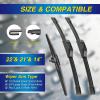 image5 PLUS Silicone Windshield Wipers Replacement for NISSAN Rogue 20142023 Pathfinder 20132020 INFINITI QX60 20142021 Wiper Blades3 PCSAutomotive Replacement Windshield Wiper Blades26quot17quot12quot222114F