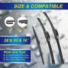 image5 PLUS Silicone Windshield Wipers Replacement for NISSAN Rogue 20142023 Pathfinder 20132020 INFINITI QX60 20142021 Wiper Blades3 PCSAutomotive Replacement Windshield Wiper Blades26quot17quot12quot282016A