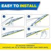 image5 PLUS Silicone Windshield Wipers Replacement for NISSAN Rogue 20142023 Pathfinder 20132020 INFINITI QX60 20142021 Wiper Blades3 PCSAutomotive Replacement Windshield Wiper Blades26quot17quot12quot2417131PTB