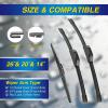 image5 PLUS Silicone Windshield Wipers Replacement for NISSAN Rogue 20142023 Pathfinder 20132020 INFINITI QX60 20142021 Wiper Blades3 PCSAutomotive Replacement Windshield Wiper Blades26quot17quot12quot262014B