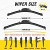 image5 PLUS Windshield Wiper Blades 22 Inch  22 Inch 2 PACK Automotive Replacement Windshield Wiper Blades For My Car  OEM Quality Premium AllSeason Windshield Wipers2814