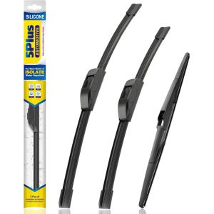 image5 PLUS Silicone Windshield Wipers Replacement for NISSAN Rogue 20142023 Pathfinder 20132020 INFINITI QX60 20142021 Wiper Blades3 PCSAutomotive Replacement Windshield Wiper Blades26quot17quot12quot262014A