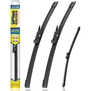 image5 PLUS Silicone Windshield Wipers Replacement for NISSAN Rogue 20142023 Pathfinder 20132020 INFINITI QX60 20142021 Wiper Blades3 PCSAutomotive Replacement Windshield Wiper Blades26quot17quot12quot2828A283HIL Pinch Tab