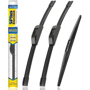 image5 PLUS Silicone Windshield Wipers Replacement for NISSAN Rogue 20142023 Pathfinder 20132020 INFINITI QX60 20142021 Wiper Blades3 PCSAutomotive Replacement Windshield Wiper Blades26quot17quot12quot261714B