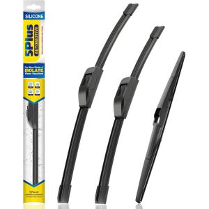 image5 PLUS Silicone Windshield Wipers Replacement for NISSAN Rogue 20142023 Pathfinder 20132020 INFINITI QX60 20142021 Wiper Blades3 PCSAutomotive Replacement Windshield Wiper Blades26quot17quot12quot261714A