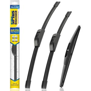 image5 PLUS Silicone Windshield Wipers Replacement for NISSAN Rogue 20142023 Pathfinder 20132020 INFINITI QX60 20142021 Wiper Blades3 PCSAutomotive Replacement Windshield Wiper Blades26quot17quot12quot261810B