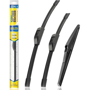 image5 PLUS Silicone Windshield Wipers Replacement for NISSAN Rogue 20142023 Pathfinder 20132020 INFINITI QX60 20142021 Wiper Blades3 PCSAutomotive Replacement Windshield Wiper Blades26quot17quot12quot261814A