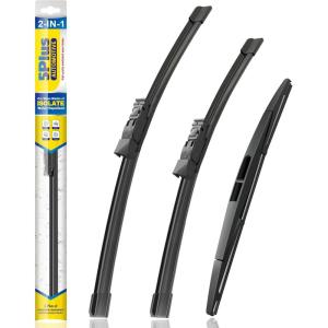 image5 PLUS Silicone Windshield Wipers Replacement for NISSAN Rogue 20142023 Pathfinder 20132020 INFINITI QX60 20142021 Wiper Blades3 PCSAutomotive Replacement Windshield Wiper Blades26quot17quot12quot261816BDPTB