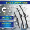 image5 PLUS Silicone Windshield Wipers Replacement for Ford Edge 2015 2016 2017 2018 2019 2020 2021 2022 2023 Wiper BladesSet of 3Automotive Replacement Windshield Wiper Blades For My Car28quot28quot15quot9Cadillac XT5 20172024