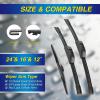image5 PLUS Silicone Windshield Wipers Replacement for Ford Edge 2015 2016 2017 2018 2019 2020 2021 2022 2023 Wiper BladesSet of 3Automotive Replacement Windshield Wiper Blades For My Car28quot28quot15quot21Hyundai Tuscon 20102015