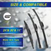 image5 PLUS Silicone Windshield Wipers Replacement for Ford Edge 2015 2016 2017 2018 2019 2020 2021 2022 2023 Wiper BladesSet of 3Automotive Replacement Windshield Wiper Blades For My Car28quot28quot15quot18GMC Acadia 20172023 Buick Enclave20182024