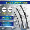 image5 PLUS Silicone Windshield Wipers Replacement for Ford Edge 2015 2016 2017 2018 2019 2020 2021 2022 2023 Wiper BladesSet of 3Automotive Replacement Windshield Wiper Blades For My Car28quot28quot15quot4Audi Q5 20092017