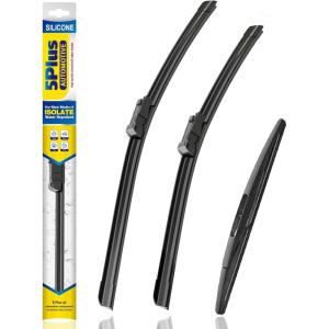 image5 PLUS Silicone Windshield Wipers Replacement for Ford Edge 2015 2016 2017 2018 2019 2020 2021 2022 2023 Wiper BladesSet of 3Automotive Replacement Windshield Wiper Blades For My Car28quot28quot15quot18GMC Acadia 20072011