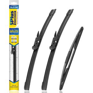 image5 PLUS Silicone Windshield Wipers Replacement for Ford Edge 2015 2016 2017 2018 2019 2020 2021 2022 2023 Wiper BladesSet of 3Automotive Replacement Windshield Wiper Blades For My Car28quot28quot15quot16Ford Escape 20082012