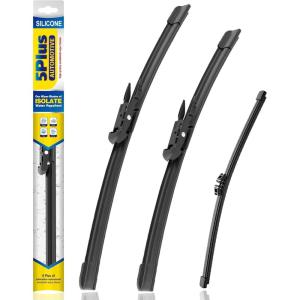 image5 PLUS Silicone Windshield Wipers Replacement for Ford Edge 2015 2016 2017 2018 2019 2020 2021 2022 2023 Wiper BladesSet of 3Automotive Replacement Windshield Wiper Blades For My Car28quot28quot15quot16Ford Explorer 20112024
