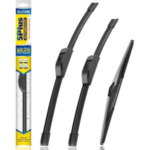 image5 PLUS Silicone Windshield Wipers Replacement for Ford Edge 2015 2016 2017 2018 2019 2020 2021 2022 2023 Wiper BladesSet of 3Automotive Replacement Windshield Wiper Blades For My Car28quot28quot15quot27Kia Telluride 20202024