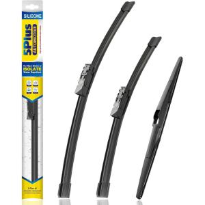image5 PLUS Silicone Windshield Wipers Replacement for Ford Edge 2015 2016 2017 2018 2019 2020 2021 2022 2023 Wiper BladesSet of 3Automotive Replacement Windshield Wiper Blades For My Car28quot28quot15quot53Toyota CHR 20202022