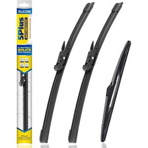 image5 PLUS Silicone Windshield Wipers Replacement for Ford Edge 2015 2016 2017 2018 2019 2020 2021 2022 2023 Wiper BladesSet of 3Automotive Replacement Windshield Wiper Blades For My Car28quot28quot15quot16Ford Focus 20122018