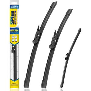 image5 PLUS Silicone Windshield Wipers Replacement for Ford Edge 2015 2016 2017 2018 2019 2020 2021 2022 2023 Wiper BladesSet of 3Automotive Replacement Windshield Wiper Blades For My Car28quot28quot15quot16Ford Escape 20202023