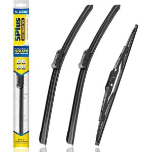 image5 PLUS Silicone Windshield Wipers Replacement for Ford Edge 2015 2016 2017 2018 2019 2020 2021 2022 2023 Wiper BladesSet of 3Automotive Replacement Windshield Wiper Blades For My Car28quot28quot15quot10Chevy Suburban 2124 Cadillac Escalade 2124