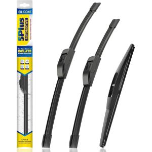 image5 PLUS Silicone Windshield Wipers Replacement for Ford Edge 2015 2016 2017 2018 2019 2020 2021 2022 2023 Wiper BladesSet of 3Automotive Replacement Windshield Wiper Blades For My Car28quot28quot15quot39Mitsubishi Outlander Sport 1123 RVR 1117