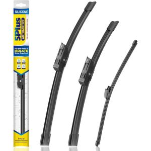 image5 PLUS Silicone Windshield Wipers Replacement for Ford Edge 2015 2016 2017 2018 2019 2020 2021 2022 2023 Wiper BladesSet of 3Automotive Replacement Windshield Wiper Blades For My Car28quot28quot15quot55VW Tiguan 20072017