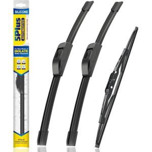 image5 PLUS Silicone Windshield Wipers Replacement for Ford Edge 2015 2016 2017 2018 2019 2020 2021 2022 2023 Wiper BladesSet of 3Automotive Replacement Windshield Wiper Blades For My Car28quot28quot15quot10CHEVY Suburban Tahoe1520GMC Yukon 1520